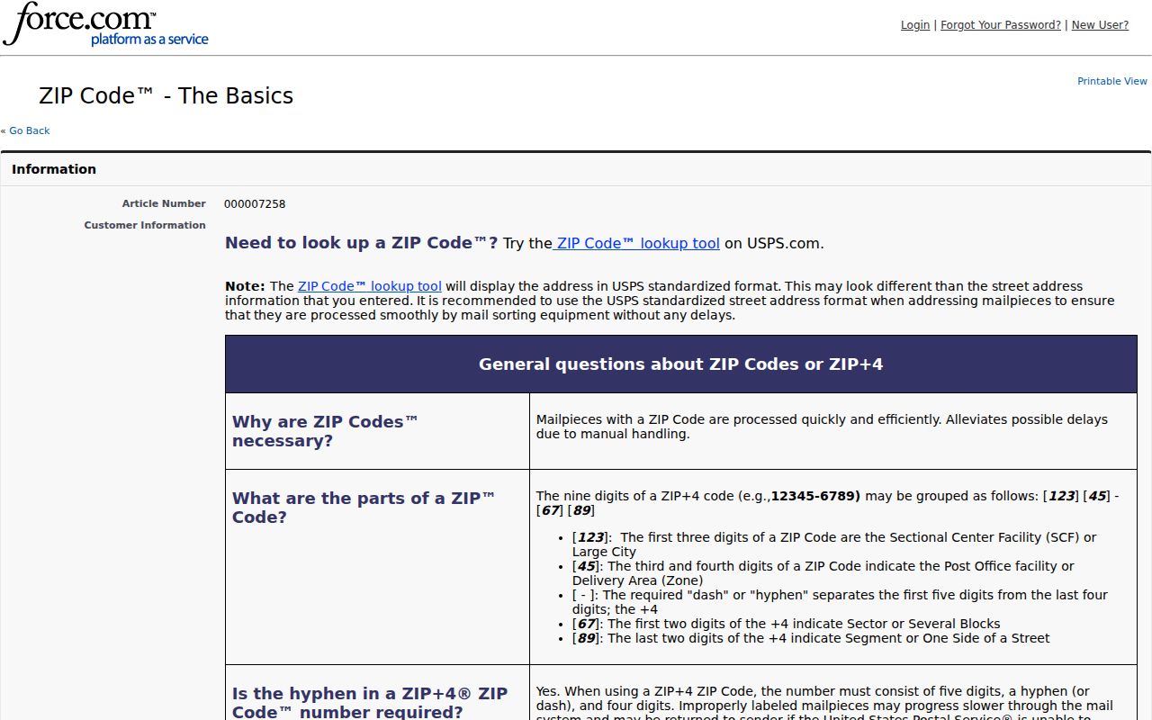 Rockaway Township ZIP code USPS delivery basics